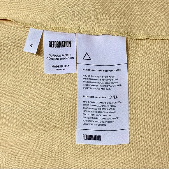 Reformation | Audrey Linen Mini Dress - Picture 7 of 9